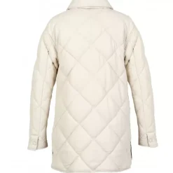 OAKWOOD Manteaux^Tocade Coquille - Surchemise Matelassee En Cuir Veritable