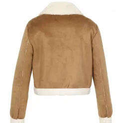 OAKWOOD Vestes^Tower Tan - Veste Courte Effet Mouton Retourne