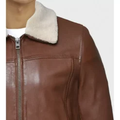OAKWOOD Blousons^Trader Porto - Blouson Inspiration Bombardier En Cuir Veritable