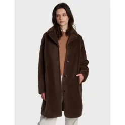 OAKWOOD Manteaux^Venus Marron - Manteau Reversible En Laine