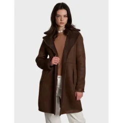 OAKWOOD Manteaux^Venus Marron - Manteau Reversible En Laine
