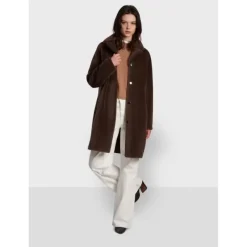 OAKWOOD Manteaux^Venus Marron - Manteau Reversible En Laine