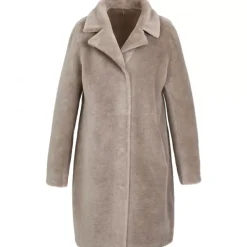 OAKWOOD Manteaux^Venus Taupe - Manteau Reversible En Laine