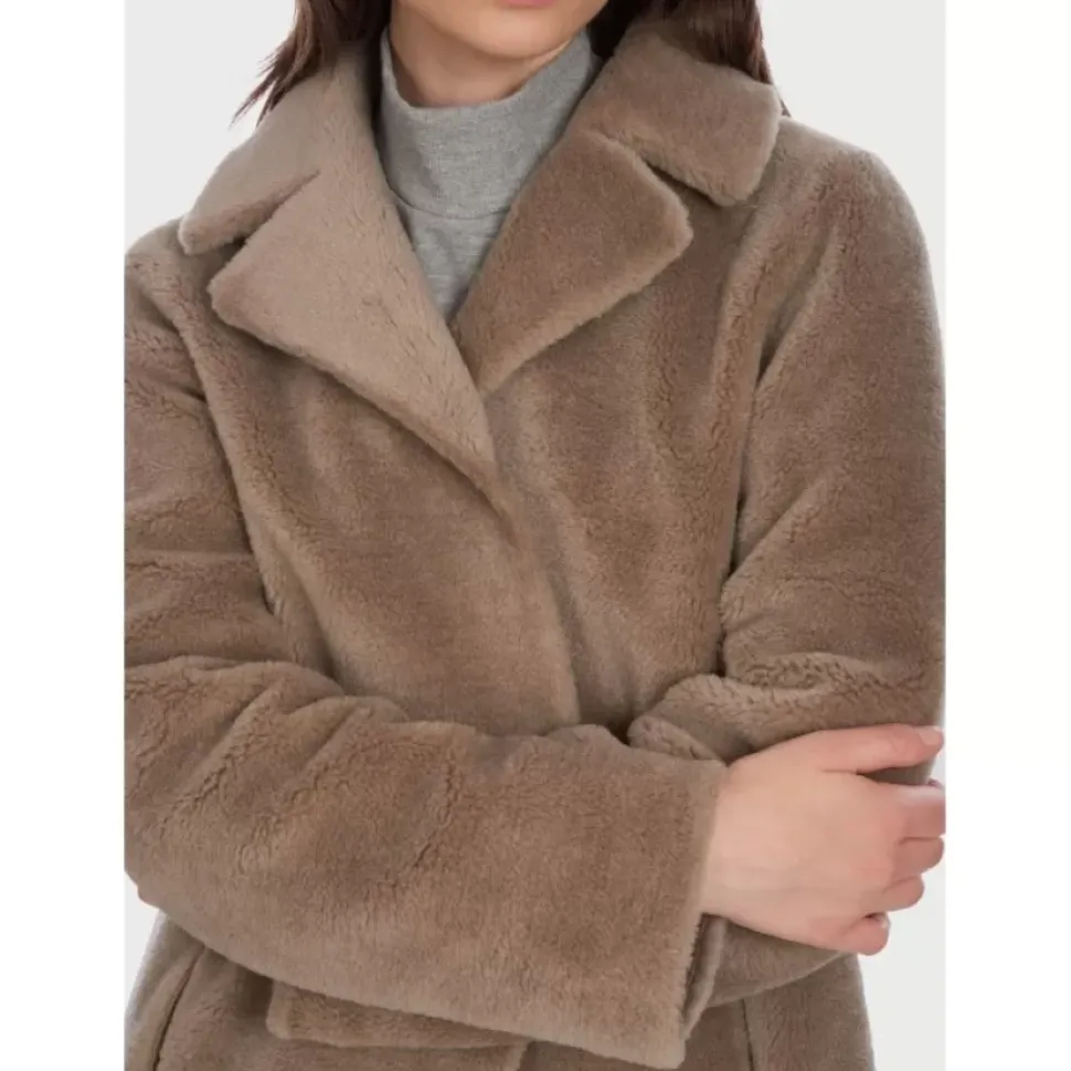OAKWOOD Manteaux^Venus Taupe - Manteau Reversible En Laine