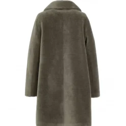 OAKWOOD Manteaux^Venus Vert Pale - Manteau Reversible En Laine