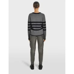 OAKWOOD Pantalons^Yacht Kaki Fonce - Pantalon Cargo En Cuir Veritable