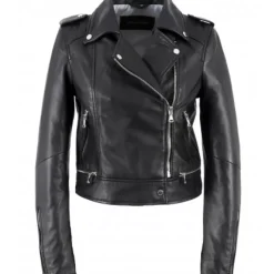 OAKWOOD Blousons^Yoko Noir - Blouson Court En Cuir Veritable