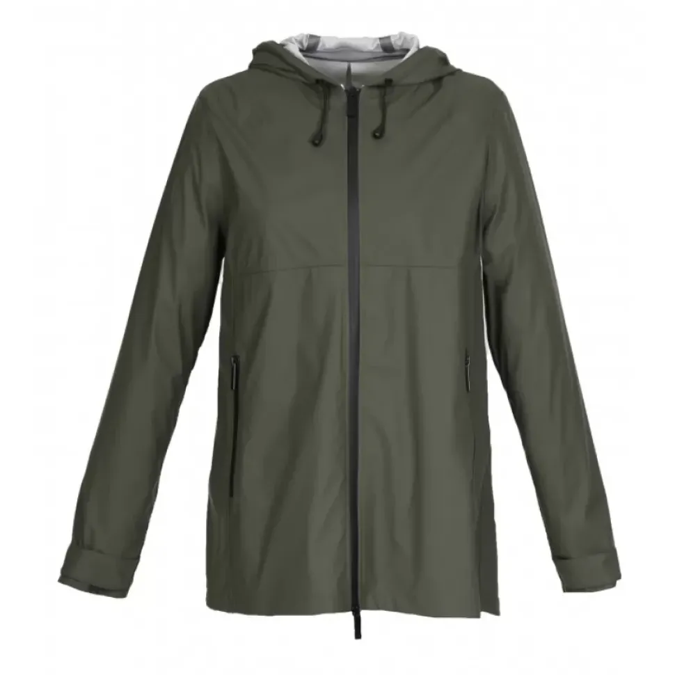 OAKWOOD Manteaux^Zephyr Kaki - Veste Imperméable En Polyester