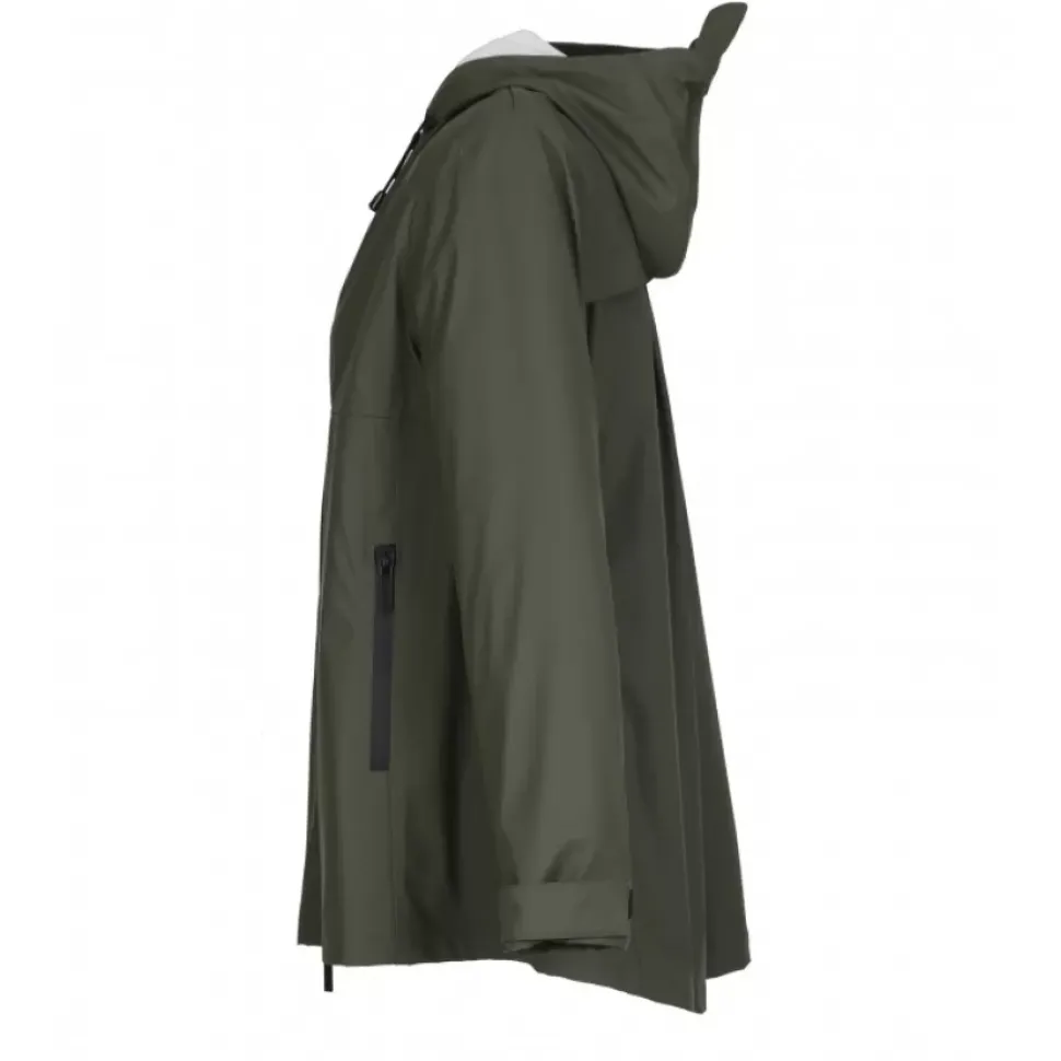 OAKWOOD Manteaux^Zephyr Kaki - Veste Imperméable En Polyester